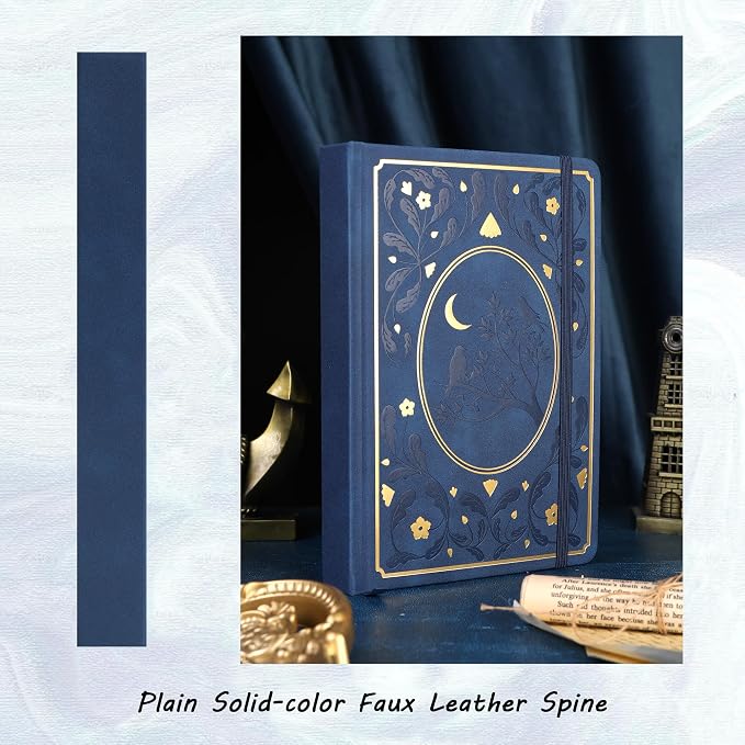 TIEFOSSI Line Journal Notebook, A5 Hardcover Rule Journal for Women Men