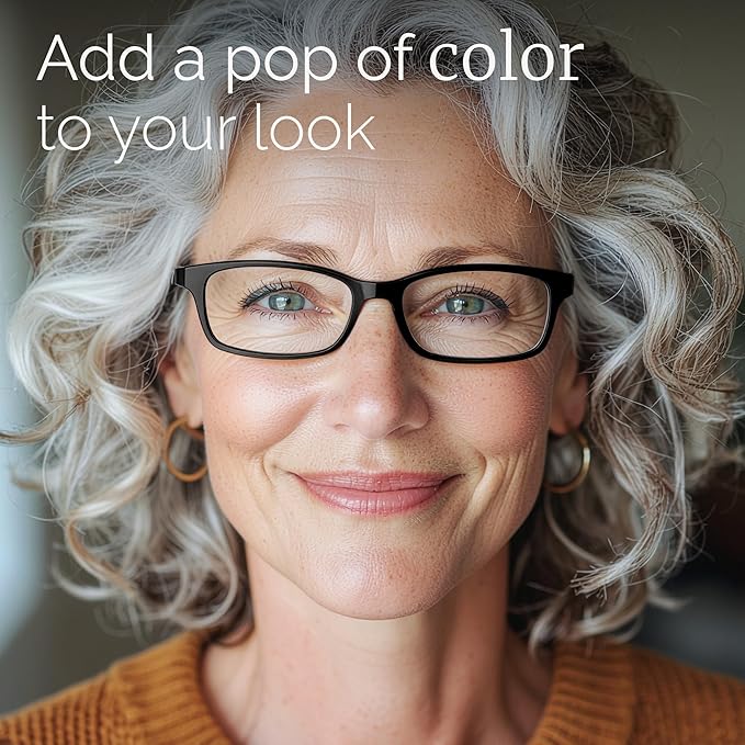 Gaoye Reading Glasses for Women, 6 pack Fashion Readers for Women Men Spring Hinge Eye Glasses, Blue Light Reading Glasses