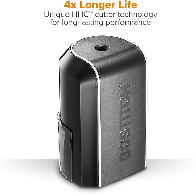 Bostitch Office Vertical Electric Pencil Sharpener, Powerful Stall-Free Motor, Prevents Over-Sharpening, Black (Pack of 9)