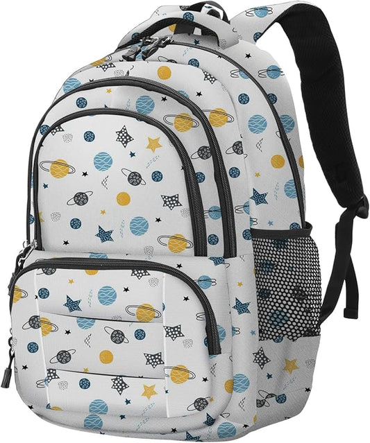 rickyh style School Backpack Travel Bag for Men & Women Lightweight College Back Pack with Laptop Compartmen