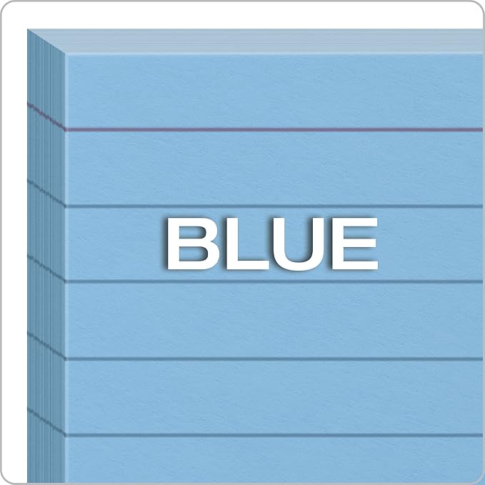 Oxford Ruled Color Index Cards, 3" x 5", Blue (7321 BLU), 100 Count (Pack of 2)