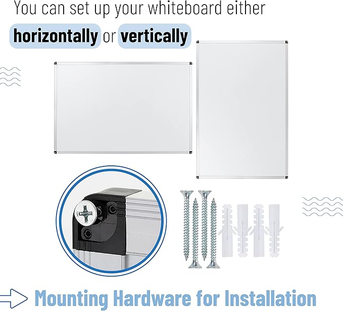 Mr. Pen- Magnetic Dry Erase Board, 24x36 Inches, White Board Dry Erase, Large White Board, Big White Board, Large Whiteboard for Wall