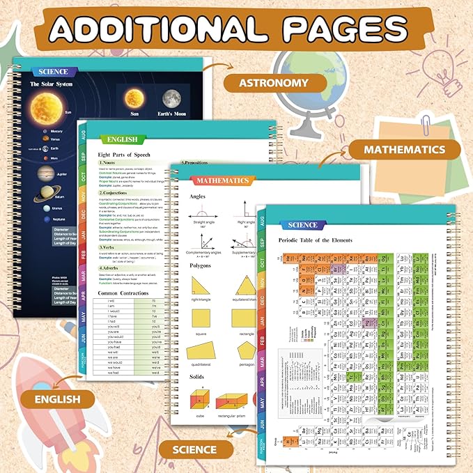 Student Planner 2026-2027 - Academic Planner 2026-2027, Aug. 2025 - Jun. 2026, 8.5'' x 11'', School Planners with Stickers, Week's Goals, Tabs and 3-Hole Punched, Good For Academic Year