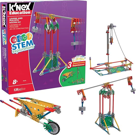 K'NEX Education - STEM Explorations: Levers & Pulleys Building Kit ‚ Kid Construction Play‚ Ages 8+