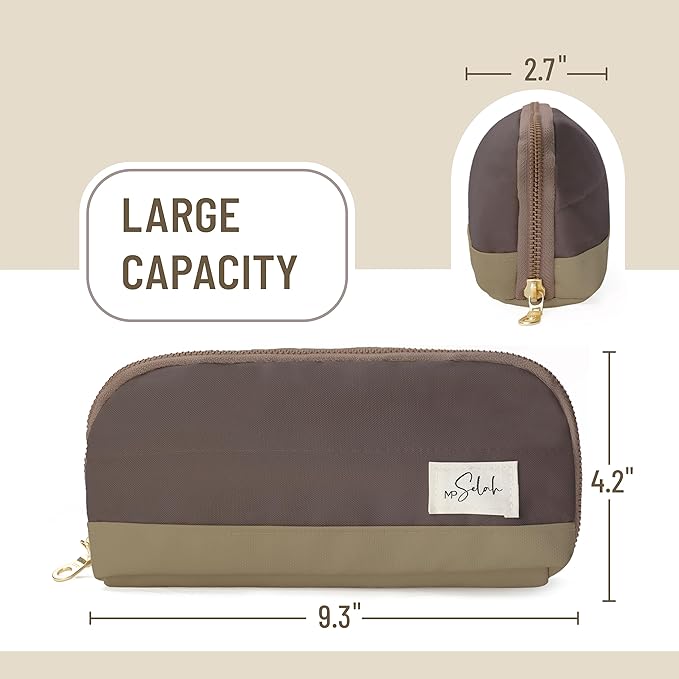 Mr. Pen- Pencil Case, Brown, Pencil Pouch, Pencil Bag, Pen Case, Pen Pouch, Pencil Pouches, Pencil Bags