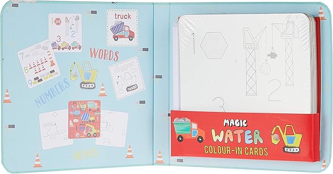 Floss and Rock Construction Magic Water Pad and Pen