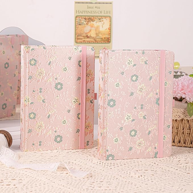 TIEFOSSI Dotted Journal Notebook for Women Men, A5 Journals for Writing, 160gsm 190 Pages Thick Paper, Perfect for Office & Home School Supplies, 8.4 X 5.8 In