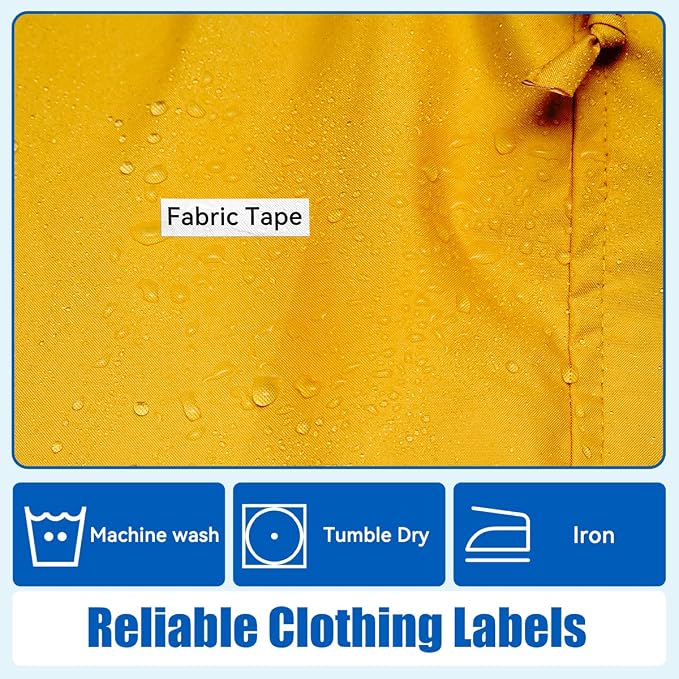 Labelife TZe-FA231 Replace for Brother Iron-On Fabric Label Tape | TZ TZe 12mm 0.47" White TZeFA231 Compatible with Brother Ptouch PTD400 PTD210 PT-1280 Label Maker, 4-Pack