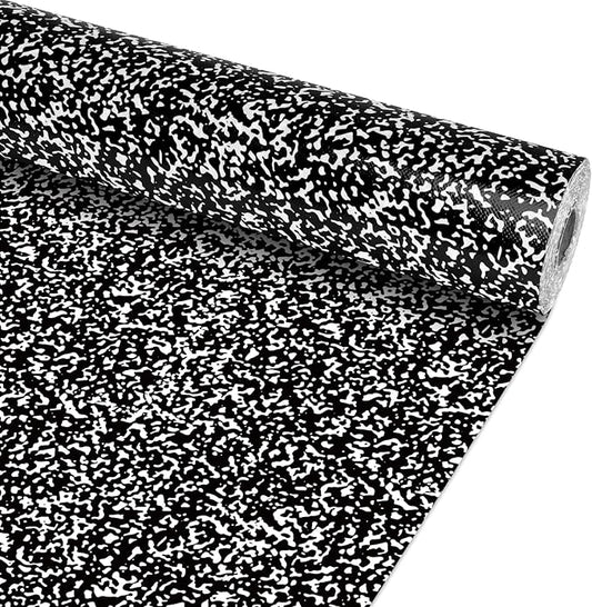 Black Composition Bulletin Board Roll Reusable Waterproof Erasable Black and White Non-Woven Fabric Bulletin Board Roll Composition Poster for Teacher Classroom Decors Wrap Crafts 15.7" x 20ft