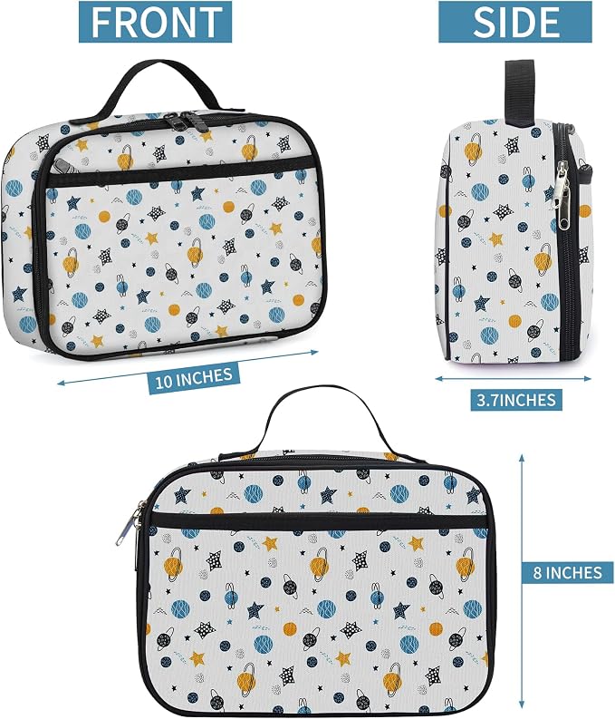 rickyh style Kids Insulated Lunch Box Thermal School Cooler hot Bag for Child