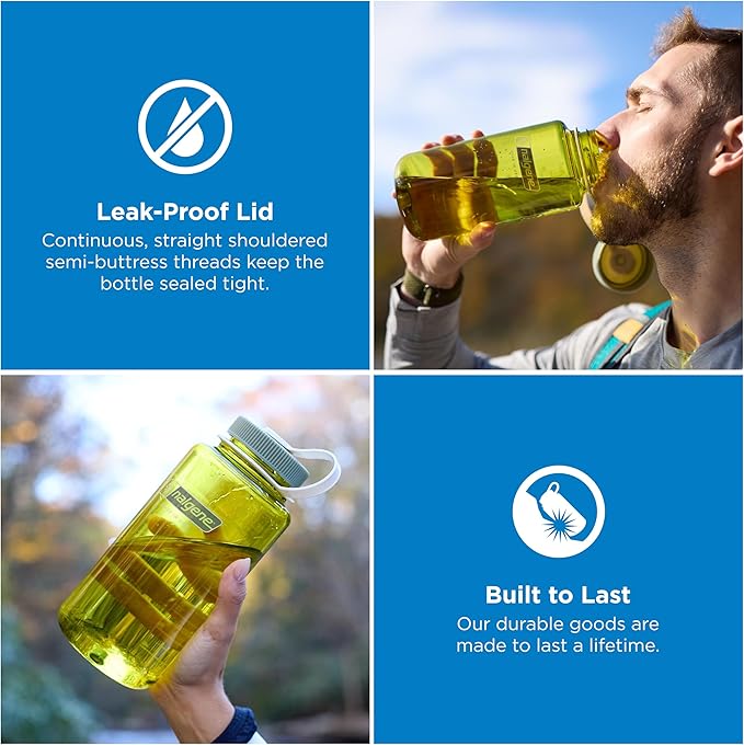 Nalgene 32 oz Wide Mouth Water Bottle