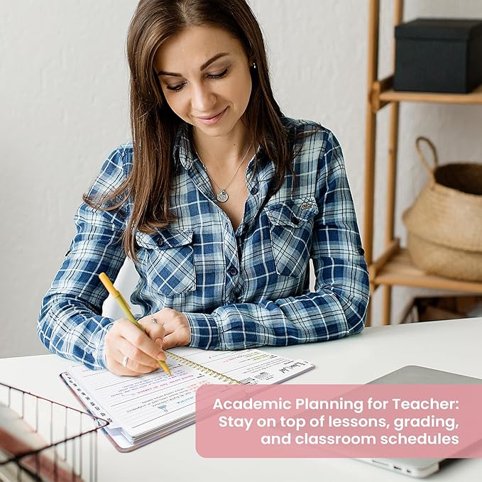 Planner 2026–2027, Academic Monthly Weekly Spiral Calendar, July 2026 – June 2027, Hardcover Agenda Notebook with Tabs, 6.3" x 8.5", Perfect for Students, Teachers, School & Daily Planning - Windmill Fields