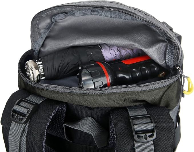WoneNice 50L(45+5) Waterproof Hiking Backpack Outdoor Daypack w/Rain Cover