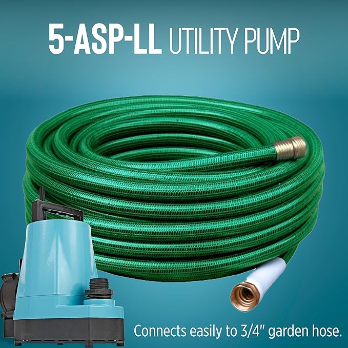 Little Giant 5-ASP-LL 115V, 1/6 HP Automatic Low Level Utility Pump