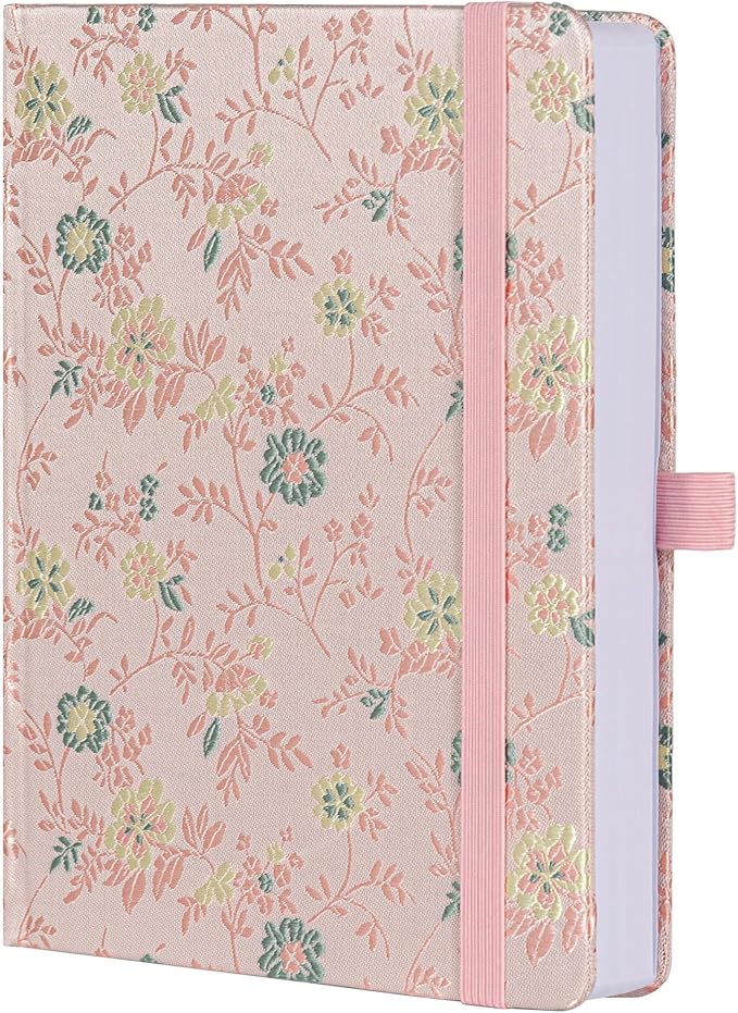 TIEFOSSI Dotted Journal Notebook for Women Men, A5 Journals for Writing, 160gsm 190 Pages Thick Paper, Perfect for Office & Home School Supplies, 8.4 X 5.8 In
