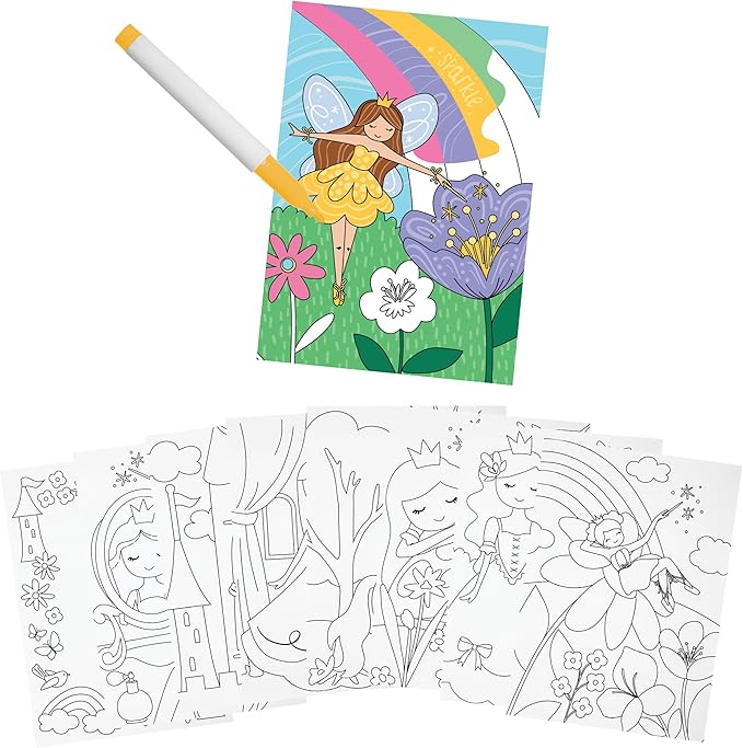 Stephen Joseph, Wonder Ink Toddler Art Set, Mess Free Coloring Pages, Toddler Travel Activity, Fairy Princess