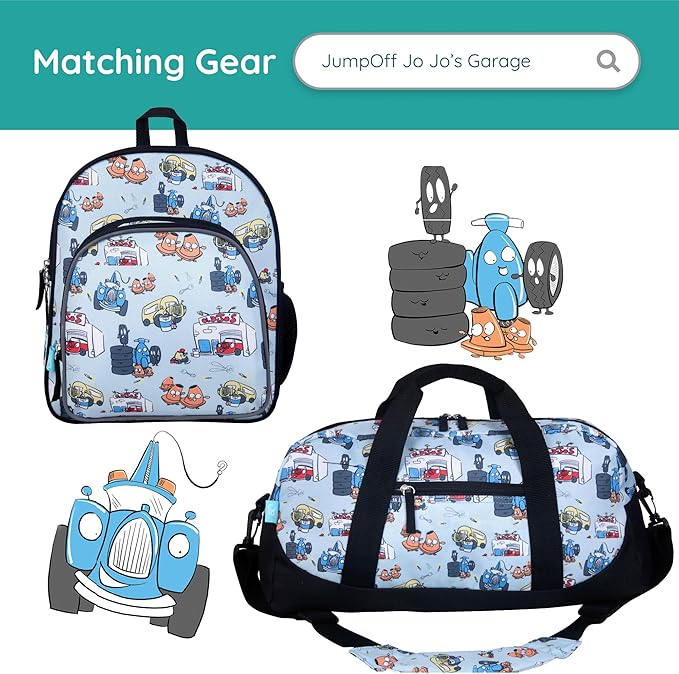 Wildkin JumpOff Jo Insulated Lunch Box – Keeps Food Hot or Cold, BPA-Free with Mesh Pockets & Easy-Clean Lining – Ideal for School, Travel & Daycare - Jo's Garage