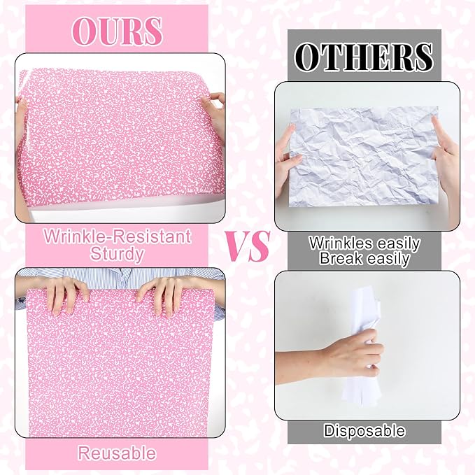 Pink Composition Bulletin Board Roll Non-Woven Fabric Poster 15.7" x20ft
