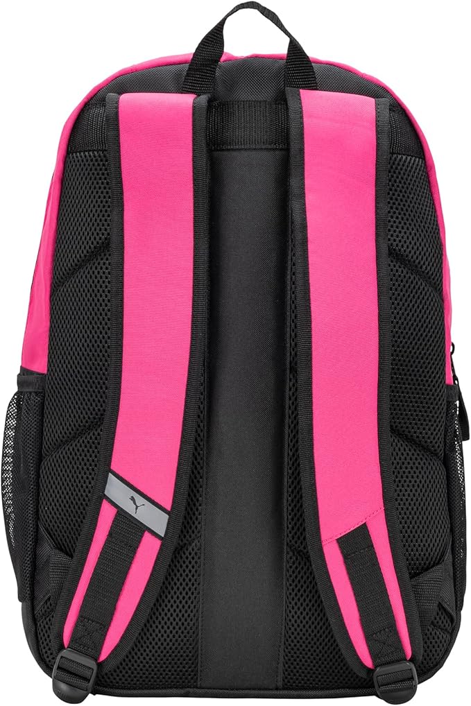 PUMA Contender Backpack with Laptop Sleeve, Item Organizer & Media Pocket, Bright Pink, One Size