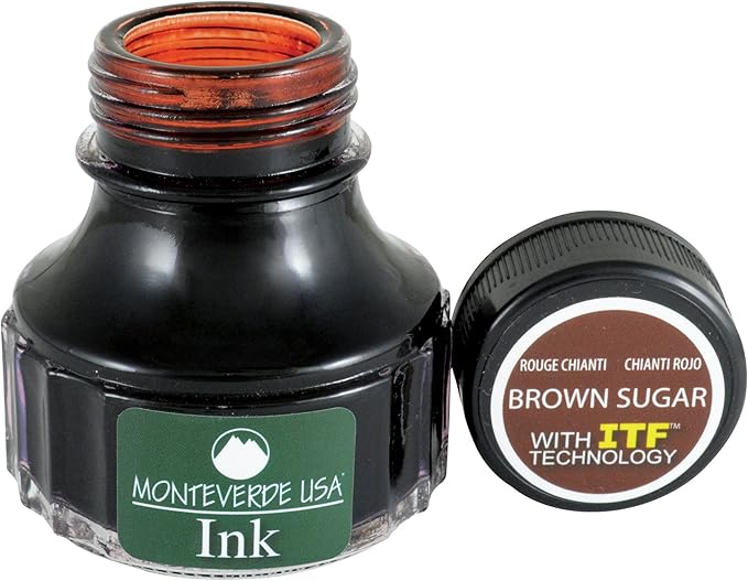 Monteverde USA Ink with ITF Technology, 90 ml Brown Sugar (G308BS)