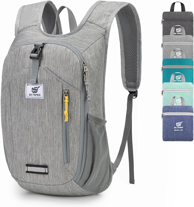 SKYSPER 10L Hiking Backpack Small Foldable Daypack Packable Lightweight Hiking Daypack Travel Day Pack for Women Men
