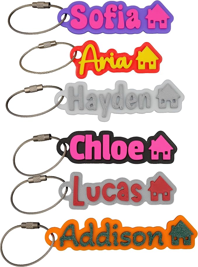 SuperFineDeesigns Bag & Water Bottle Name Tag