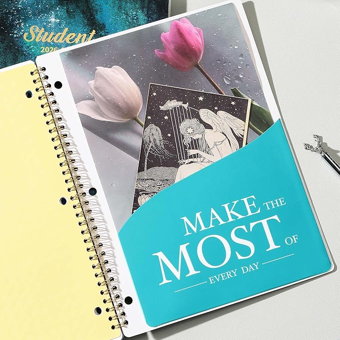 Student Planner 2026-2027 - Academic Year Weekly & Monthly School Planner, 2026-2027 Student Planner, Jul 2026 - Jun 2027, 9’’ × 11’’, 368 Stickers and Back Pocket