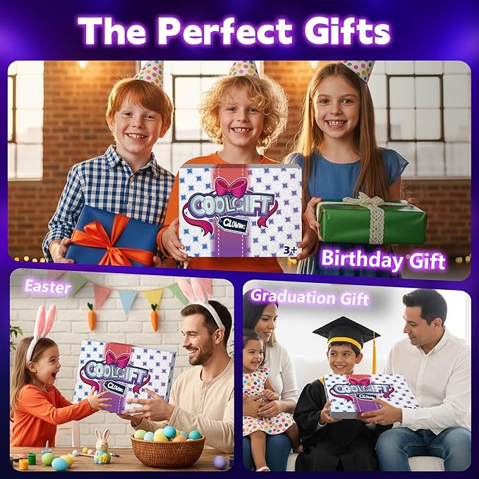 16" LED Drawing Board for Kids - Light Up LED Note Board with Colors & 18 Tracing Stencils, Birthday Gifts for Girls Ages 5-12, Glow Doodle Pad Art Set, 39PCS