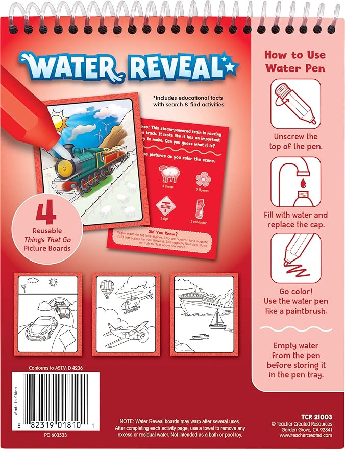 Teacher Created Resources Things That Go Water Reveal (TCR21003)