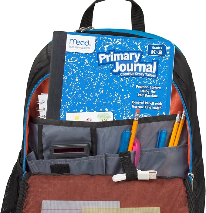 Mead Primary Journal Creative Story Tablet Composition Notebook, 7.5" x 9.75", Grades K-2, 100 Sheets, 12 Pack, Assorted Colors (610052-ECM)