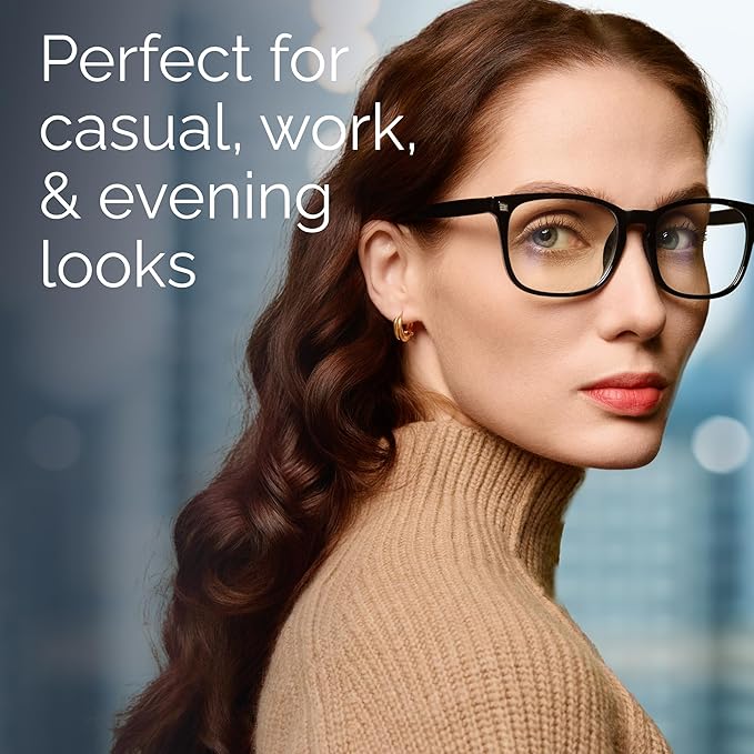 CCVOO 1.75 Reading Glasses for Women, Eye Glasses, Blue Light Readers, Cheaters