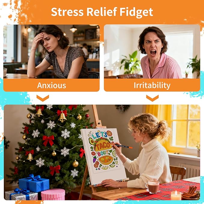 Jekohor Adult Coloring Book,Coloring Books for Adults Relaxation with 36 Markers,Funny Chill-Sweet Puns Includes 30 Pattern,Anxiety Relief-The Perfect Mindfulness Stress-Relieving Gifts for Women