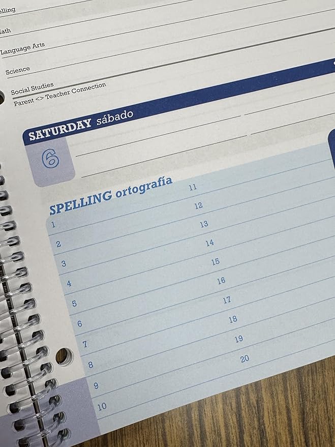 Dated Elementary Student Planner 2026-2027 Academic School Year, Large (8.5" by 11") Block Style Datebook with Imagine Cover
