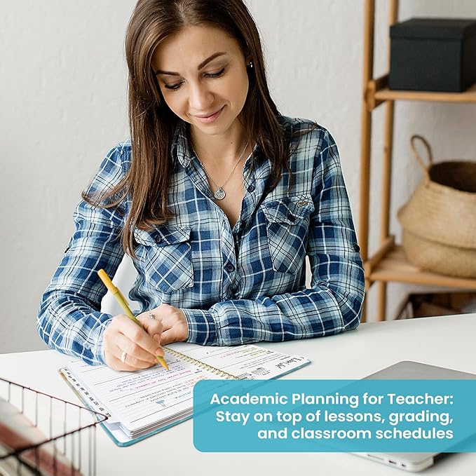 Planner 2026–2027, Academic Monthly Weekly Spiral Calendar, July 2026 – June 2027, Hardcover Agenda Notebook with Tabs, 6.3" x 8.5", Perfect for Students, Teachers, School & Daily Planning - Beach Pups