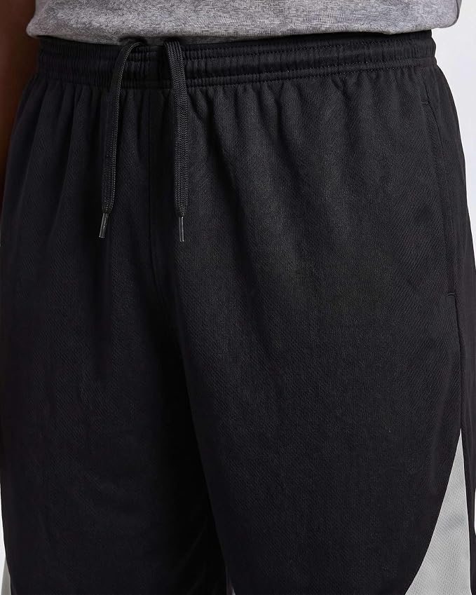Real Essentials 5 Pack: Boys' Mesh Basketball Athletic Shorts with Pockets – Teen Kids Youth Quick Dry Soccer Running Gym