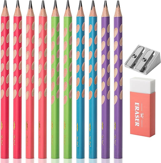 Mr. Pen- Wood-Cased Pencils, 10 Pack, Pre-Sharpened, #2, Jumbo