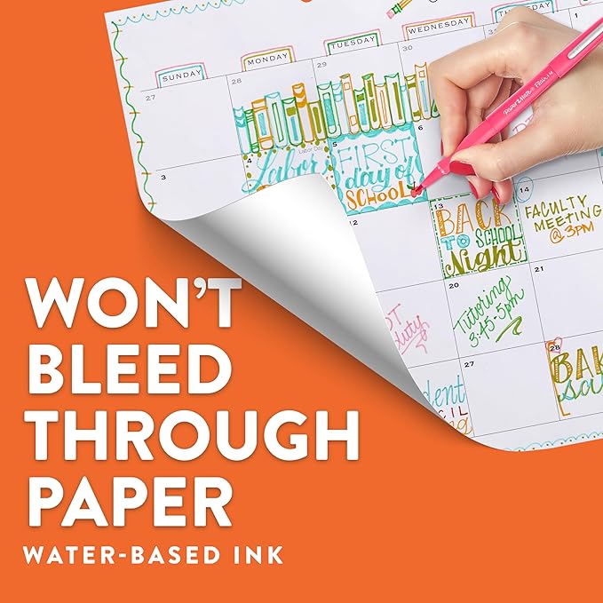 Paper Mate Flair Felt Tip Pens, Medium Point (0.7mm),Back to School, Teacher Supplies, Arts & Crafts (Pack of 288)