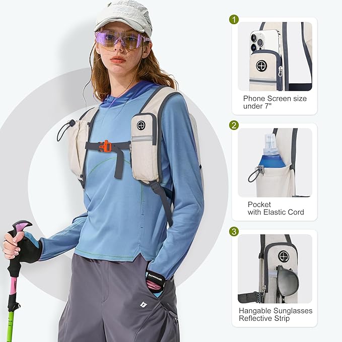 FIORETTO 10L/15L/20L Hiking Backpack for Women Men Mini Packable Backpack Lightweight Small Daypack for Travel Camping