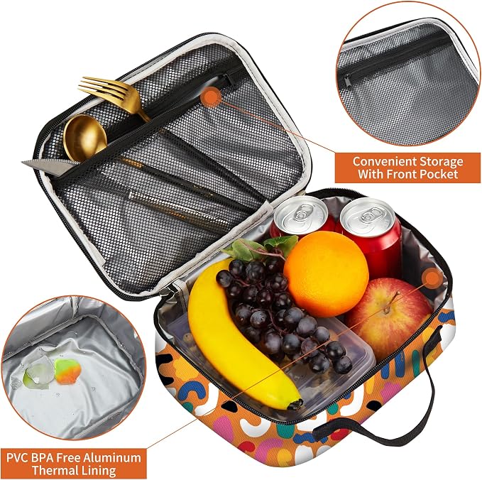 rickyh style Kids Insulated Lunch Box Thermal School Cooler hot Bag for Child