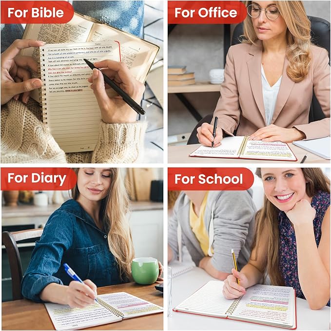 Taja Lined Spiral Journal Notebook for Women & Men, 140 Pages, College Ruled Hardcover Notebook for Work & Note Taking, Journals for Writing, A5(5.7" x 7.9") – Tomato Red