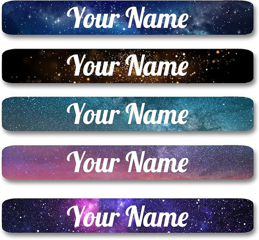 100 Pcs Personalized Labels for Kids School Supplies Waterproof, Custom Name Stickers Kids Labels for Travel, Daycare, Stationery