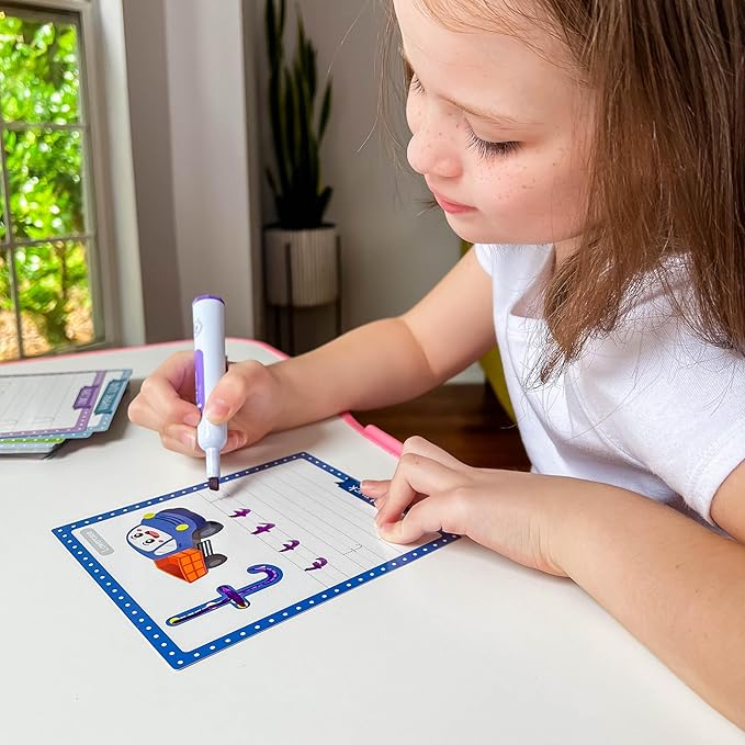 Alphabet & Number Tracing Cards, Reusable, Dry Erase, Upper & Lower Case, 31 Large Reusable, Repetitive Tracing Cards, Improve Writing Skills, Flash Cards