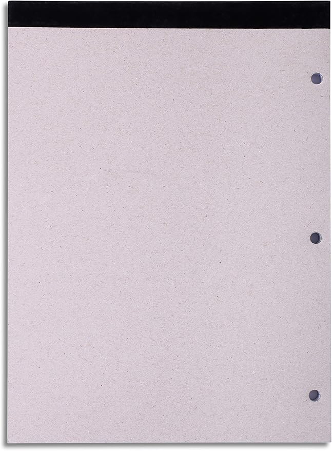 Mintra Office White Legal Pads – Ruled Notepads and Micro-Perforated Sheets, Ideal for Writing, Note-Taking & Creativity, Office, or Professional Use, Double Pad 3 pack, 8.5"x11" (Narrow Ruled)