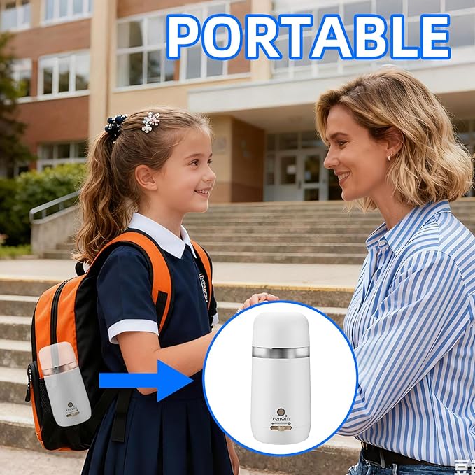 tenwin Fully Automatic Electric Pencil Sharpener for 7-12mm Pencils, Auto in&Eject, 3 Selectable Adjustable Pencil Nibs with Breathing Light (White)
