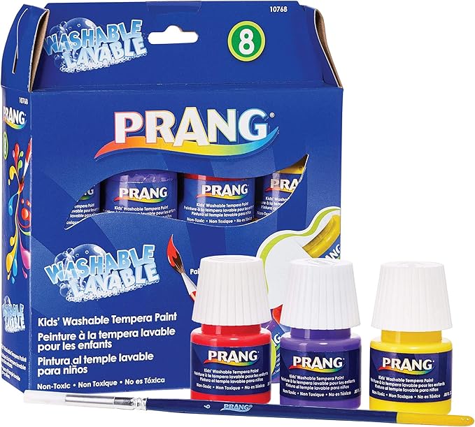 Prang Tempera Paint Set, 8, Assorted 8