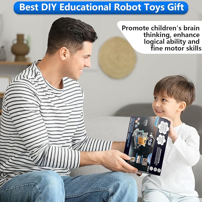 Dioju 13-in-1 Solar Robot Toys for Ages 8 9 10 11 12 Year Old Boys Girls, STEM Science Kits for Kids Age 8-12, Building Experiments Robotics Kit STEM Projects for Kid Christmas Birthday Gifts (Gray)
