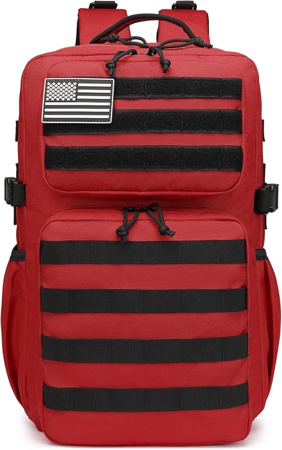 Wotony Military Tactical Backpack for Men Waterproof Daypack 3 Day Assault Pack Molle Bag with Water Bottle Holder