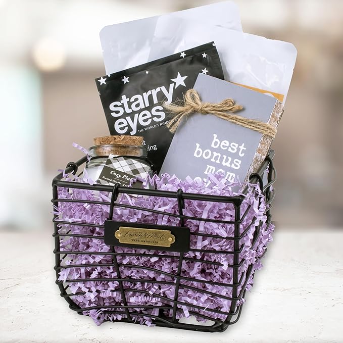 MagicWater Crinkle Cut Paper for Gift Baskets - 5LB - Lavender - Perfect for Shredded Paper Filler, Basket Filler, Gift Boxes, Bridesmaid Gifts, Christmas Stuffers & More – Ideal for All Occasions