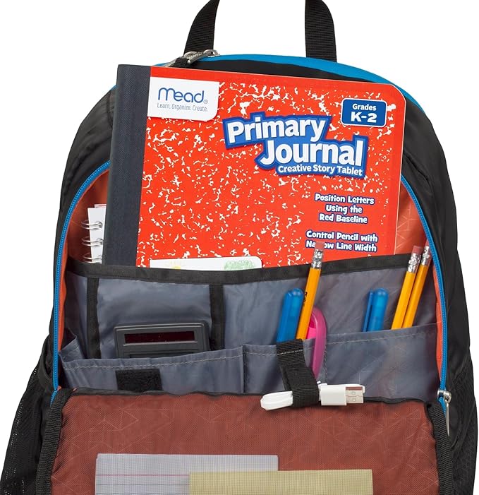 Mead Primary Journal Creative Story Tablet Composition Notebook, 7.5" x 9.75", Grades K-2, 100 Sheets, Red (489903-ECM) (Pack of 12)