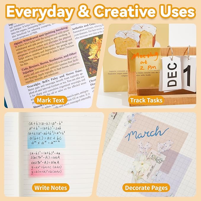 2PCS Monster Sticky Notes – Glittery Semi-Transparent Full-Adhesive Sticker Notes with Cute Monster Box, 105 Sheets for School Supplies, Office Products, Journaling, Scrapbooking & Labels
